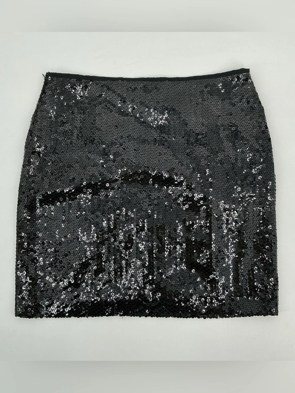 Carole Little Black Sequin Mini Sparkle Party Skirt
